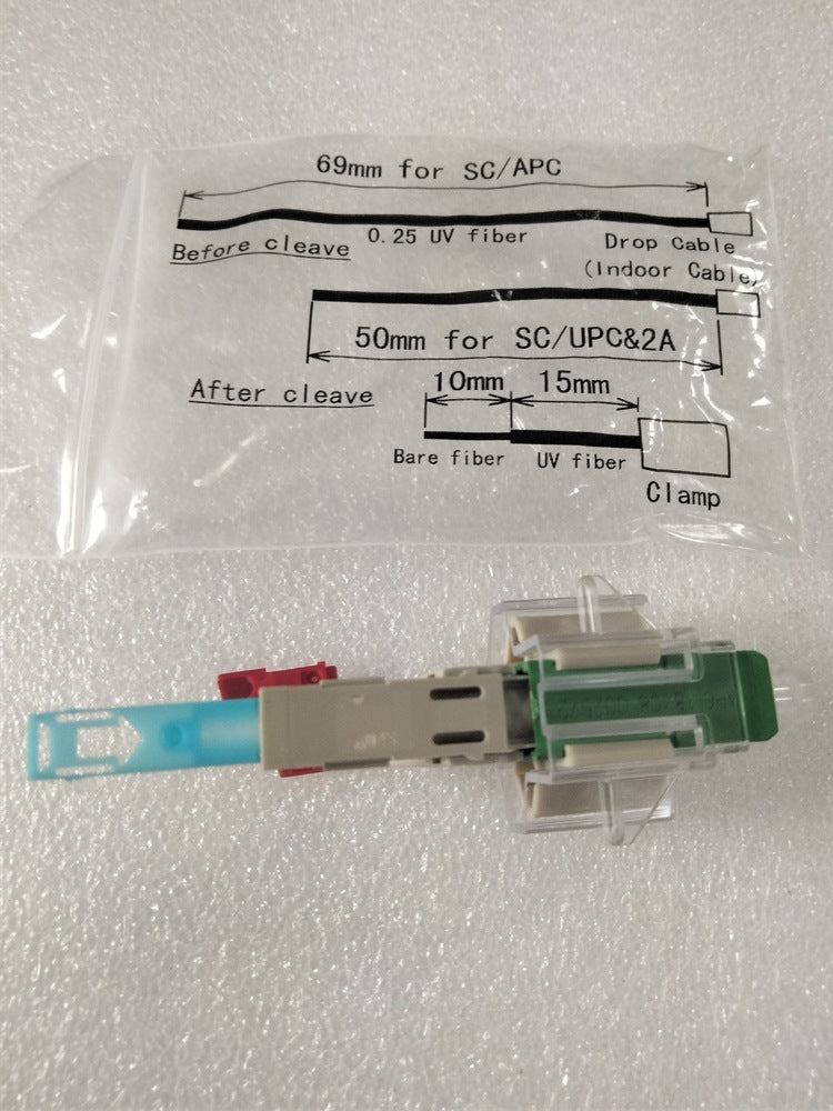 HW SC APC Single Mode Mechanical Connector Cold Splice FMC2101-2-SC APC Fiber Optic Cold Splice