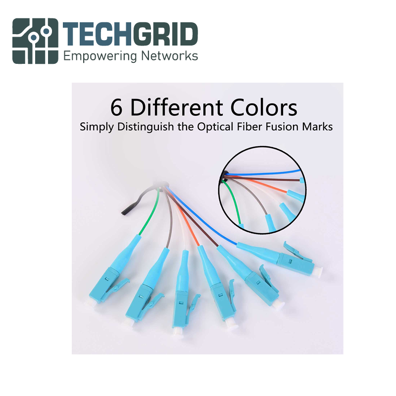 Pigtail de Fibra Óptica LC-UPC Multimodo OM3 50/125 – 1.5 Metros