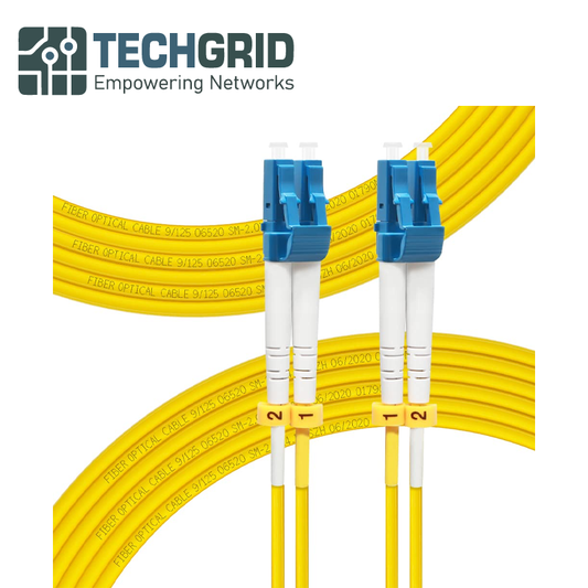 Cable de Fibra Óptica LC a LC OS2 SM 9/125μm – 2m (7ft)