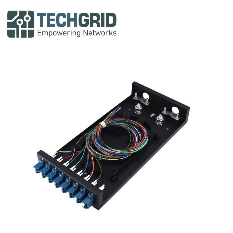 Caja Terminal Óptica de 8 Puertos – Totalmente Equipada hasta 16 Cores LC