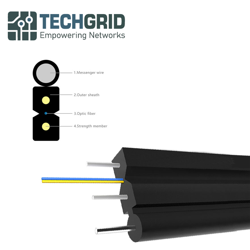1 Core FTTH Drop Cable – 1 km Roll