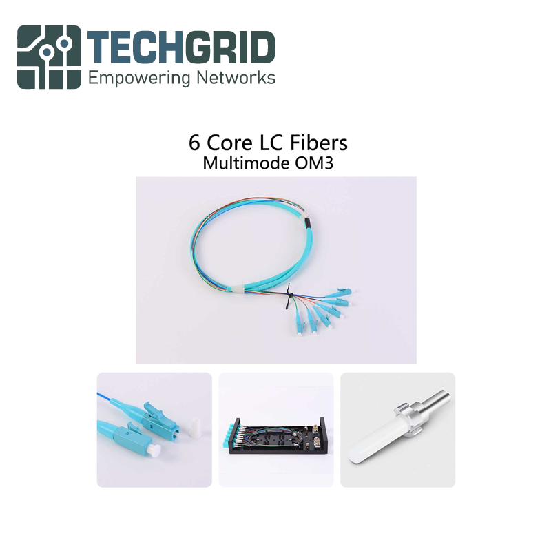 Pigtail de Fibra Óptica LC-UPC Multimodo OM3 50/125 – 1.5 Metros