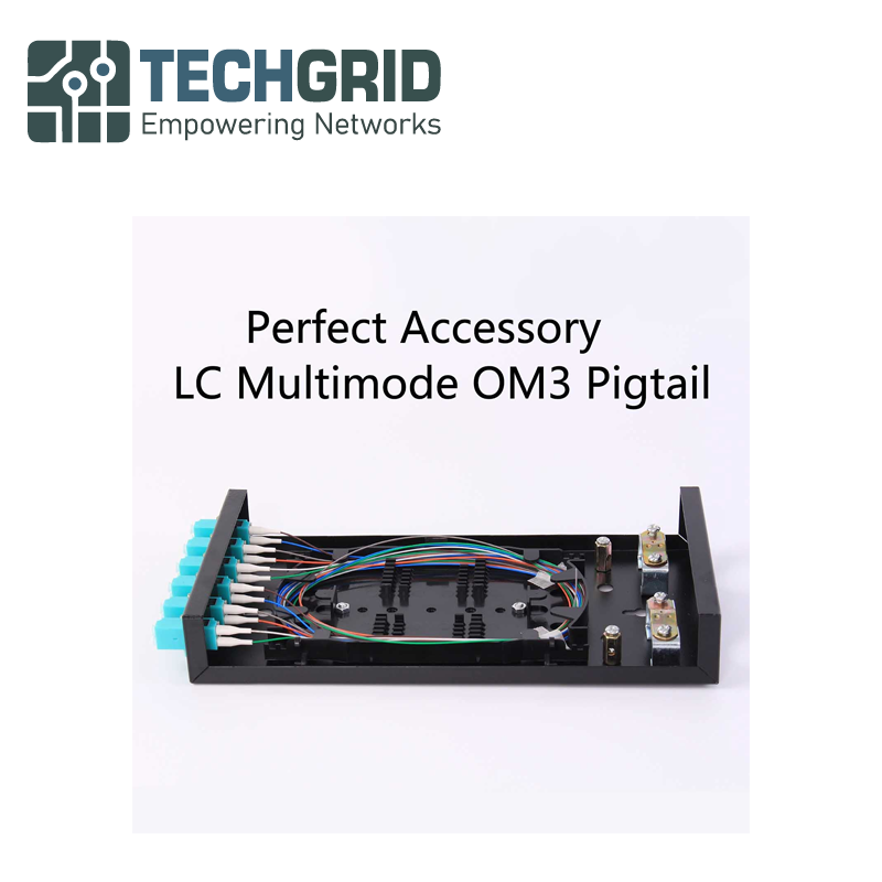 Pigtail de Fibra Óptica LC-UPC Multimodo OM3 50/125 – 1.5 Metros