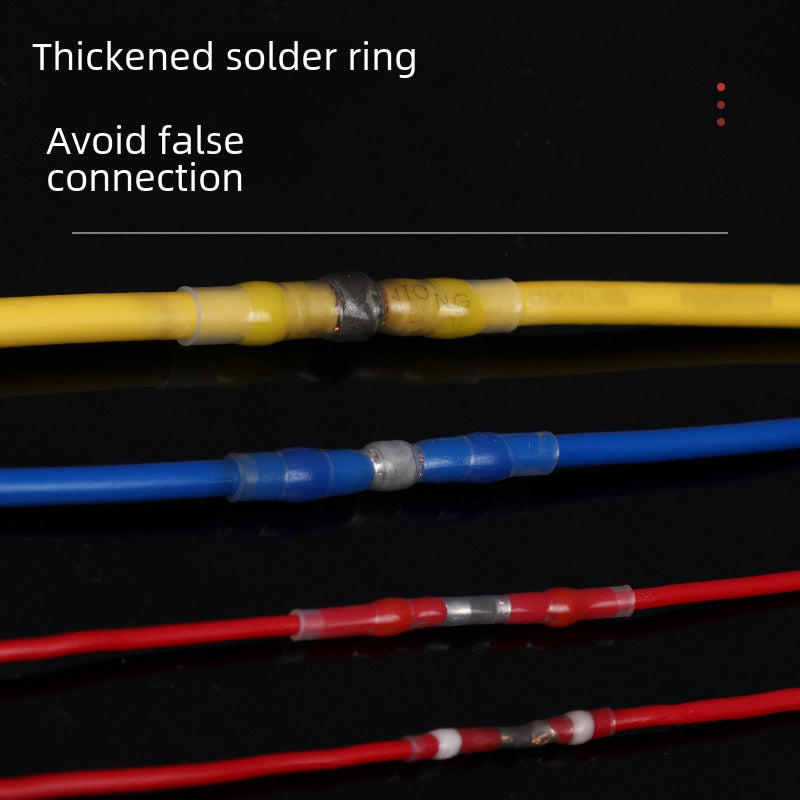 Factory wholesale pressure-free solder ring heat shrinkable tube shielded wire in the protection heat shrinkable waterproof connector solder ring tube